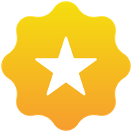 Featured hobby of the month star badge