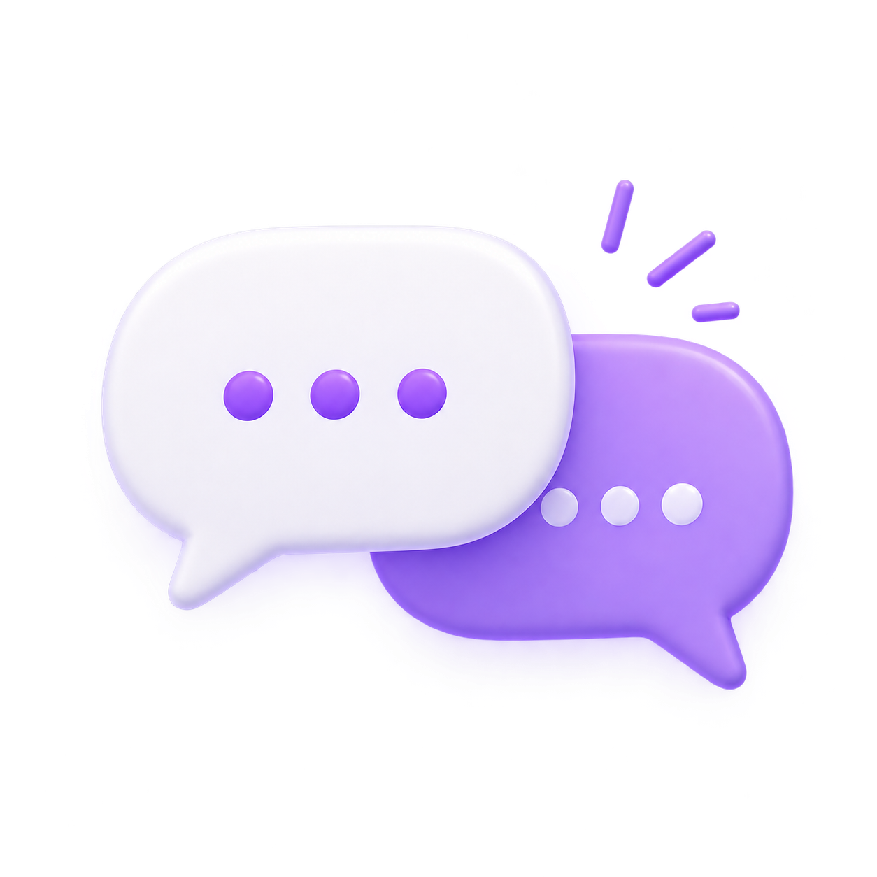 Two speech bubbles showing a chat conversation between hobbimates planning a hangout