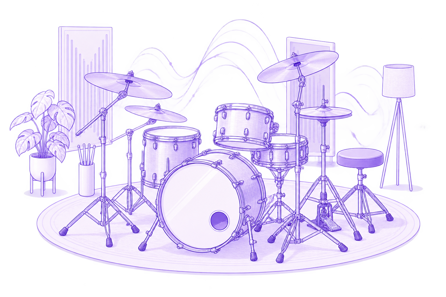 Person playing drums